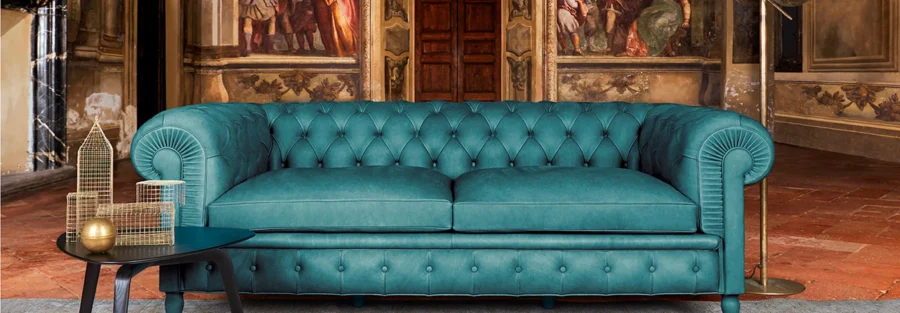 Tapizar sofá Chesterfield en Madrid. Tapicería